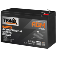 Свинцево-кислотна акумуляторна батарея TRINIX SUPER CHARGE 9А•г 12В
