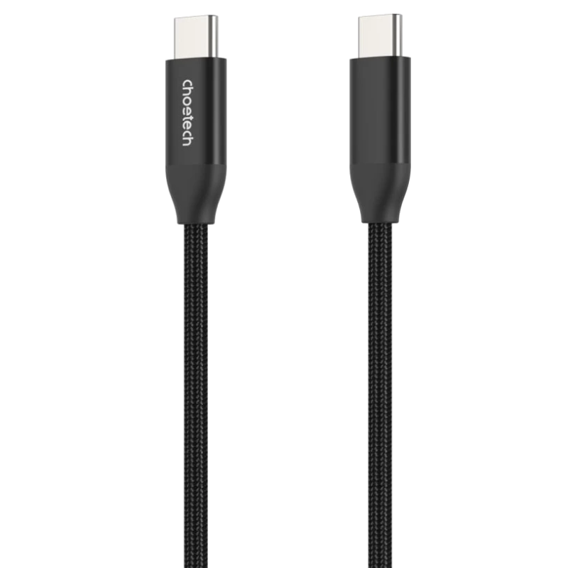 Кабель Choetech XCC-1035 1.2м Black USB-C to USB-C PD3.1