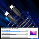 Кабель Choetech XCC-1035 1.2м Black USB-C to USB-C PD3.1