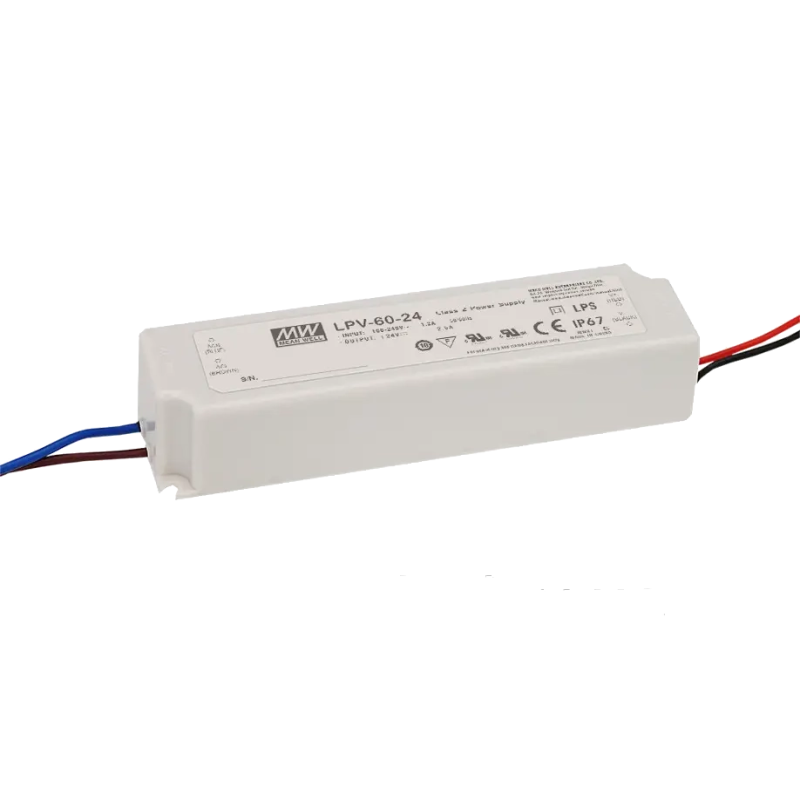 Блок живлення Mean Well LPV-60-24 Rohs AC/DC 24В 2.5А