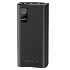 Повербанк TITANUM 728S 30000mAh 22.5W Black