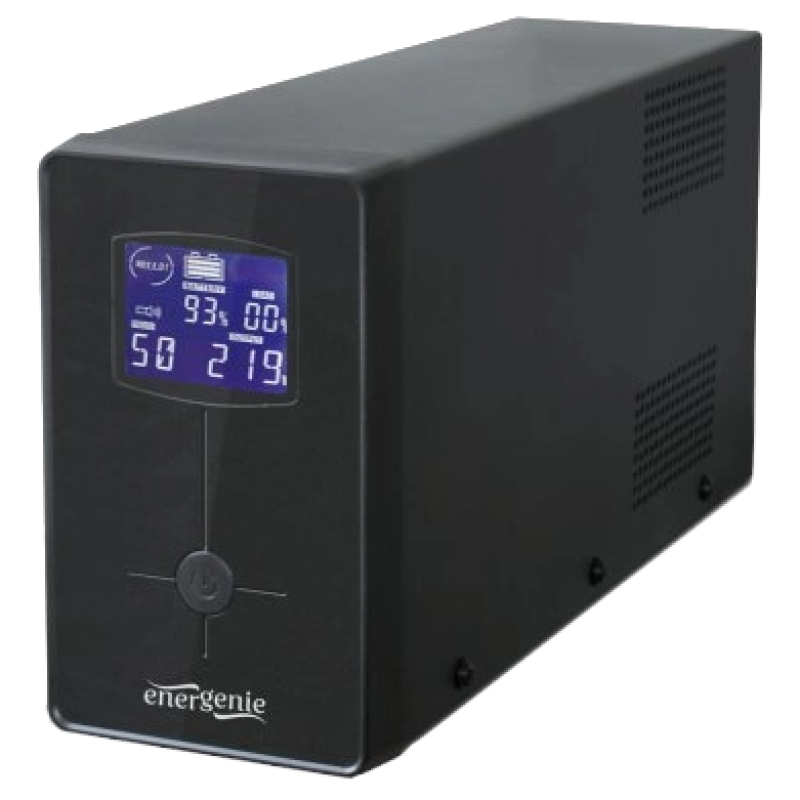 Джерело безперебійного живлення EnerGenie EG-UPS-032 850ВA апроксимована синусоїда