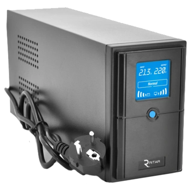 Джерело безперебійного живлення Ritar E-RTM600 ELF-D LCD (360W)