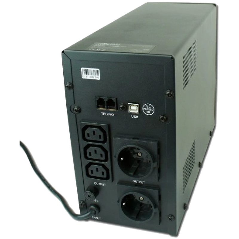 Джерело безперебійного живлення EnerGenie EG-UPS-033 1200ВA апроксимована синусоїда