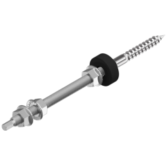 Гвинт/шуруп комбін М10х200 + DIN6923+EPDM А2