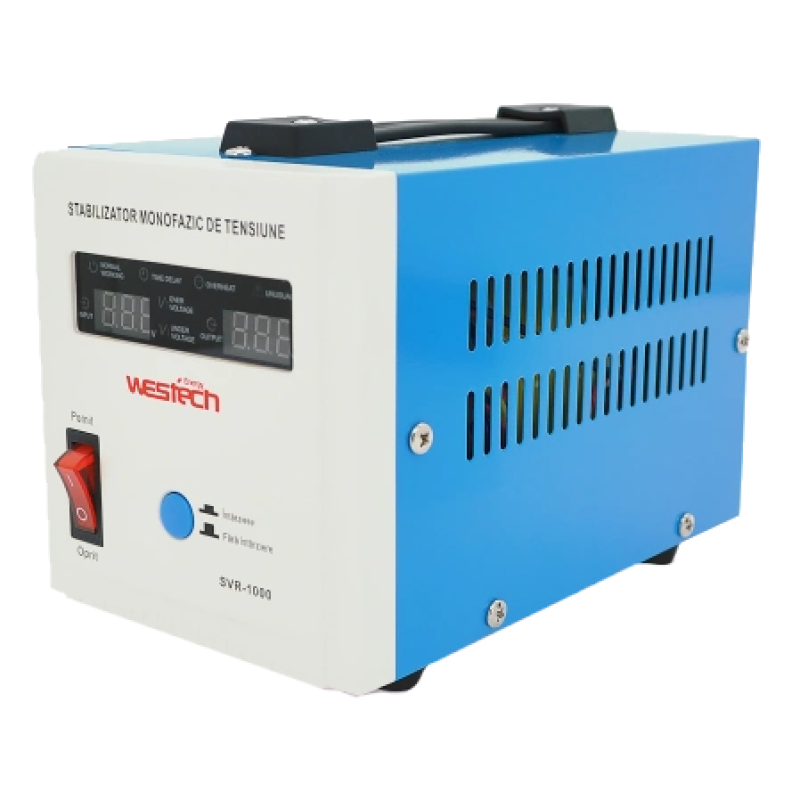 Стабілізатор напруги Westech SVR-1000ВA/750Вт однофазний релейний