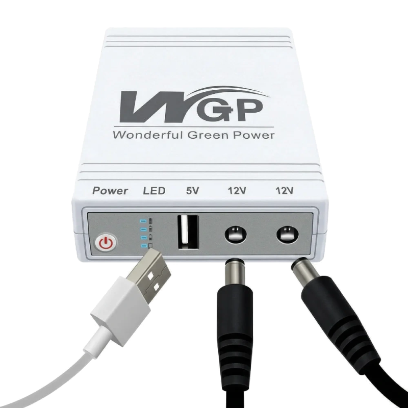Джерело безперебійного живлення Mini UPS WGP UPS103C 20000mAh 5V/12V/12V