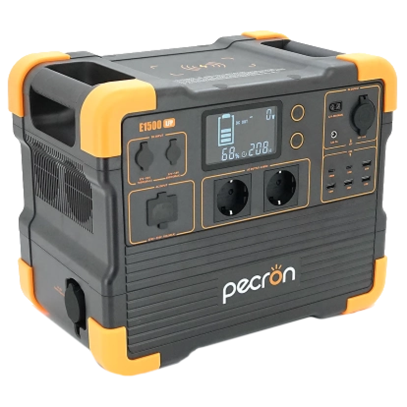 Портативний зарядний пристрій Pecron E1500LFP 1536/2200Wh MPPT VOC 32-95 В