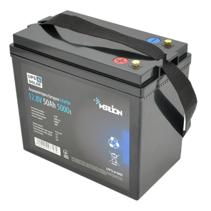 Акумуляторна батарея Merlion LiFePO4 12.8V 50AH
