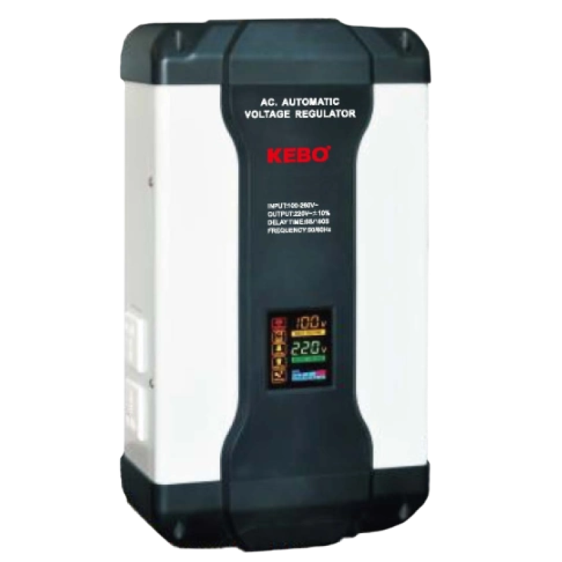 Стабілізатор напруги релейний KEBO BDR-1500VA 900W 2xShuko