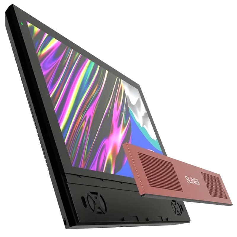 Відеодомофон Slinex Sonik 10 10"дюймів чорний/червоний