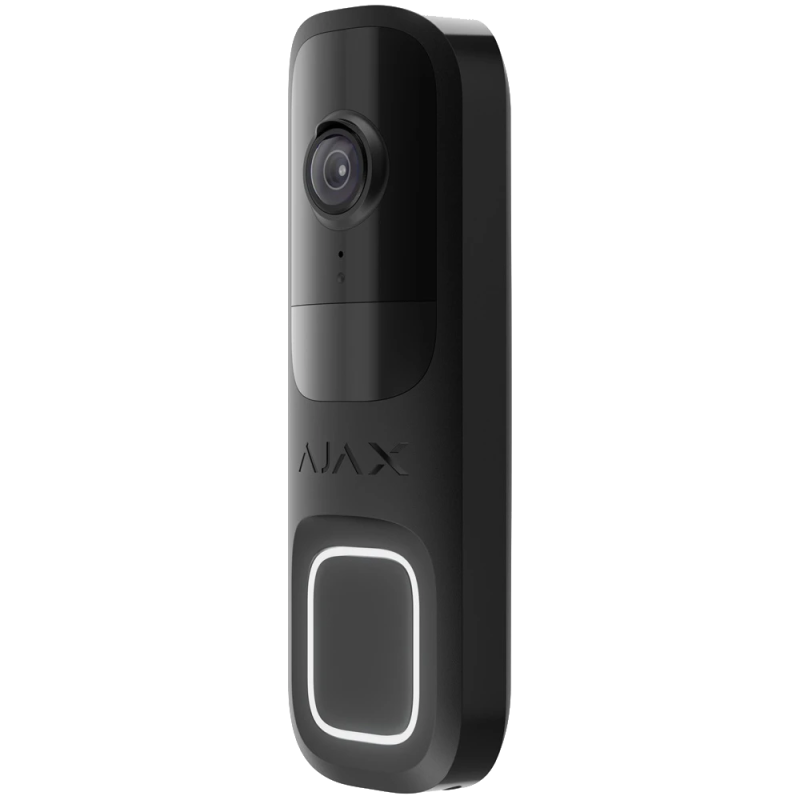 Відеодзвінок Ajax Doorbell black RAL 9005