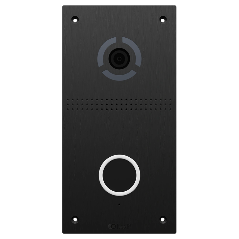 IP панель виклику з безконтактною кнопкою виклику Bas-IP AV-05FD black