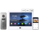 Комплект відеодомофону Neolight ALPHA Hybrid + PRIME FHD Silver з кутком