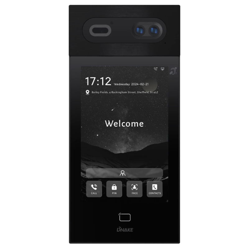 Виклична панель Dnake S617/F (врізна) S617 Android 8" IPS IK08