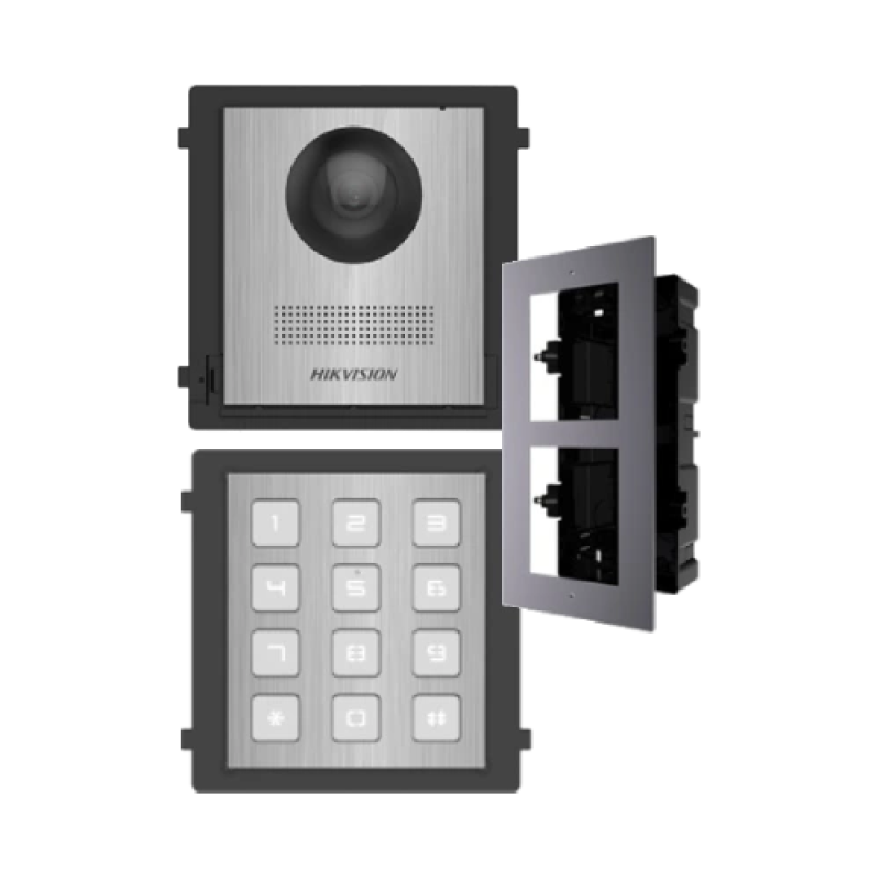 Комплект модулів Hikvision DS-KD8003-IME1NS + DS-KD-ACF2/Plastic + DS-KD-KP/S
