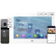 Комплект відеодомофону Neolight MEZZO Hybrid + SOLO IPW Graphite з кутком, PoE адаптер для панелі виклику