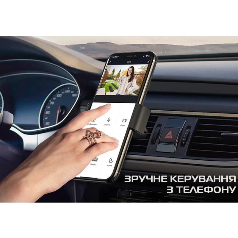 Комплект відеодомофону Neolight ALPHA Hybrid + SOLO FHD Graphite