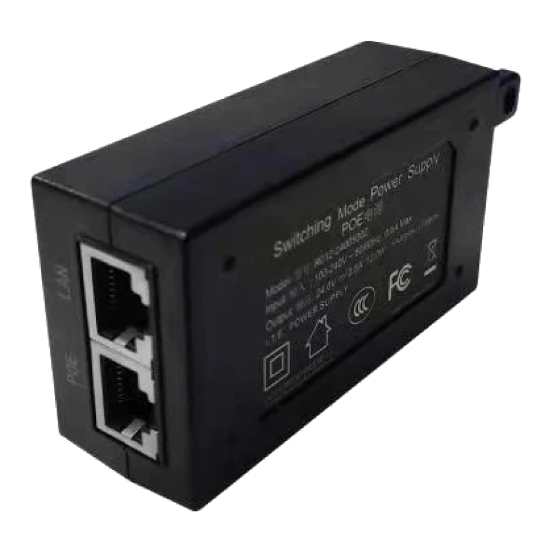 Комплект відеодомофону Neolight ALPHA Hybrid + SOLO IPW Graphite з кутком, PoE адаптер для панелі виклику