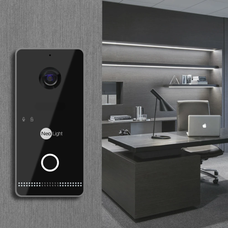 Комплект відеодомофону Neolight ALPHA Hybrid + OPTIMA IPW Black