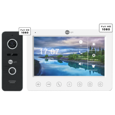 Комплект відеодомофону Neolight KAPPA+ HD WF + PRIME FHD Black з кутком