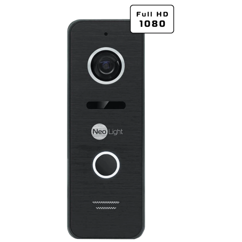 Комплект відеодомофону Neolight KAPPA+ HD WF + PRIME FHD Black з кутком