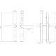 Розумний дверний біометричний замок SEVEN LOCK SL-7763BF white