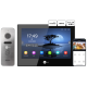 Комплект відеодомофону Neolight ALPHA Hybrid Black + PRIME FHD Silver з кутком
