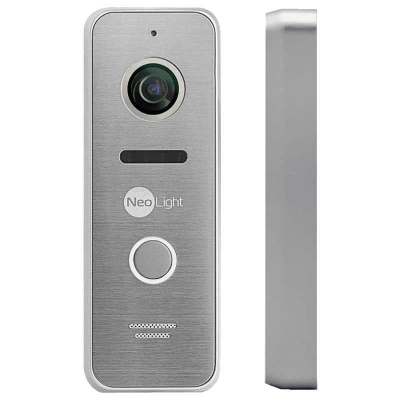 Комплект відеодомофону Neolight ALPHA Hybrid Black + PRIME FHD Silver з кутком