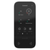 Клавіатура Ajax KeyPad TouchScreen (8EU) white