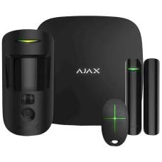Комплект Ajax StarterKit Cam HDR (8EU) UA black охоронної сигналізації