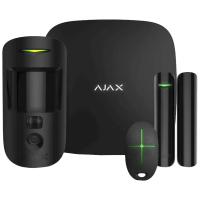 Комплект Ajax StarterKit Cam Plus HDR (8EU) UA black охоронної сигналізації