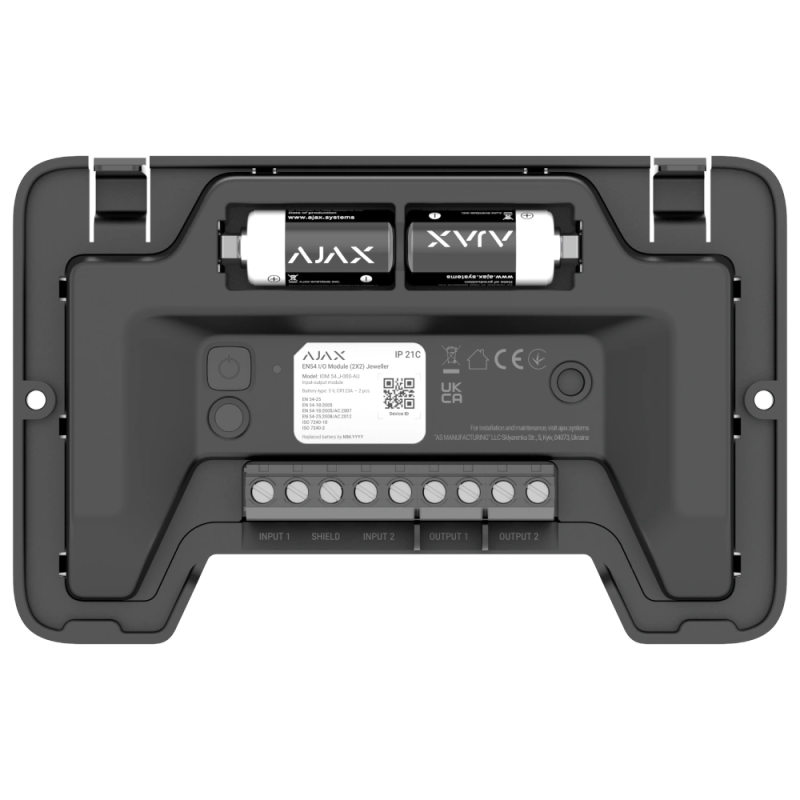 Адресний модуль Ajax EN54 I/O Module (2X2) black