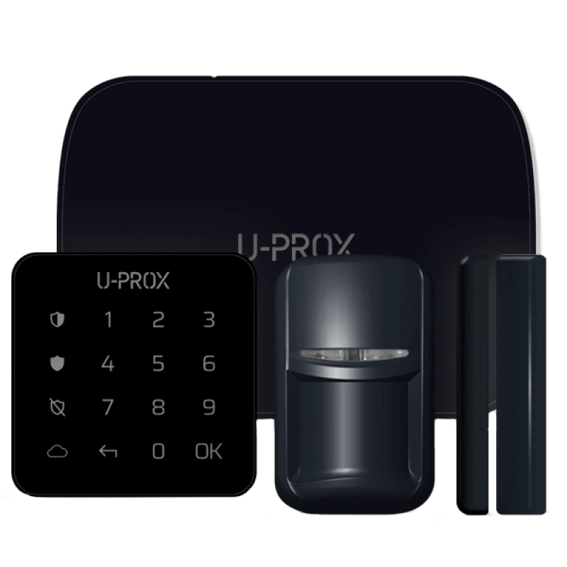 Комплект бездротової охоронної сигналізації U-Prox MP kit Black