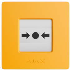 Сповіщувач Ajax Manual Call Point (Yellow) ручний бездротовий