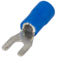 Ізольований наконечник вилковий 0.5-1.5 кв.мм, синій Enext e.terminal.stand.sv.1,25.3,2.blue