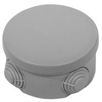 Коробка розподільча кругла зовнішня IP54, UEA (80х45)