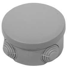 Коробка розподільча кругла зовнішня IP54, UEA (80х45)