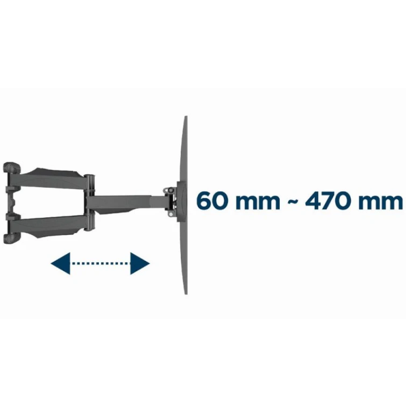 Кронштейн для телевізора Gembird WM-58ST-01 32-58" 36 кг