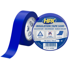 Стрічка ПВХ ізоляційна HPX IL1910 HPX5200 19мм х 10м