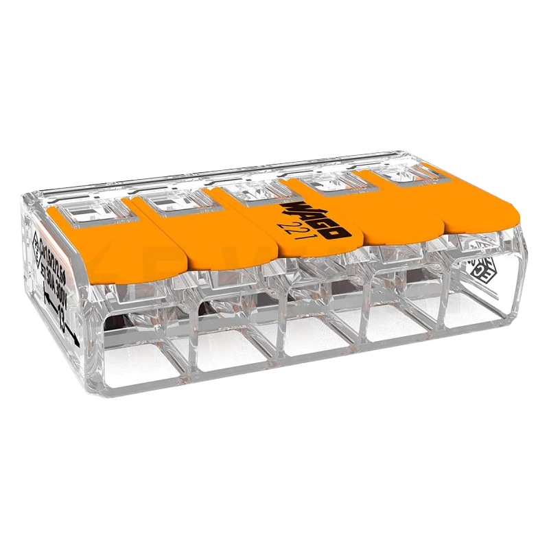 Клема Wago COMPACT 221-615 5-дротова 0,5-6мм2