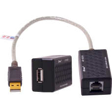 Подовжувач USB - RJ45 DTECH DT-5015