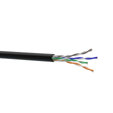 мідь зовнішній ЗЗКМ Кабель Cat. 5e U/UTP 4x2x24 AWG PE (К)(70910031) бухта 500м.