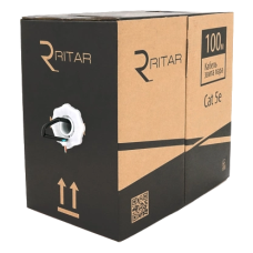 Кабель Ritar внутрішній КВП UTP CCA (4*2*0.5) 4p 24 AWG (100м)