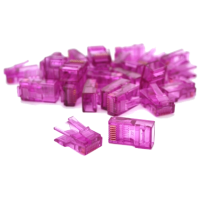 Конектор Ritar RJ-45 8P8C UTP Cat-5 (100 шт/уп.) Q100 Violet