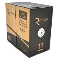 Кабель Ritar внутрішній КВПЕ FTP CCA (4*2*0.51) 4p 24 AWG (305м)