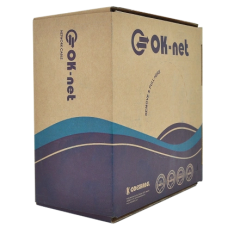 Кабель для зовн. робіт, з жилами живлення, 305 м OK-Net КПП-ВП (100) 4*2*0,51+2*0,75 мм2 (U/UTP-cat.5Е)