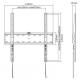 Кронштейн для телевізора Gembird WM-55F-02 32-55" 40 кг