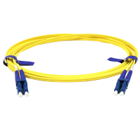 Патчкорд оптичний CMS LC/UPC-LC/UPC SM 1.5 м Duplex Slim