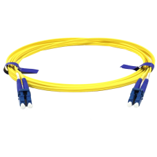 Патчкорд оптичний CMS LC/UPC-LC/UPC SM 1.5 м Duplex Slim